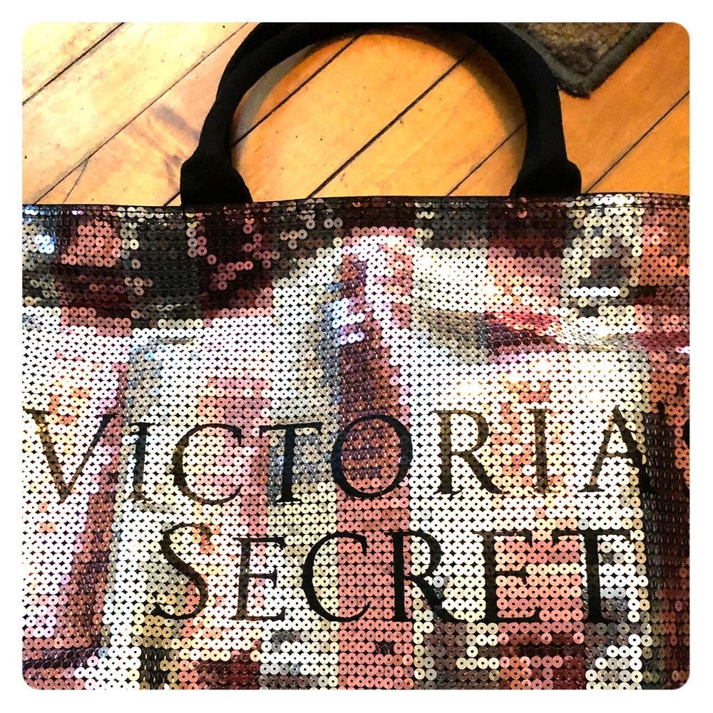 Victoria Secret Sequin tote bag